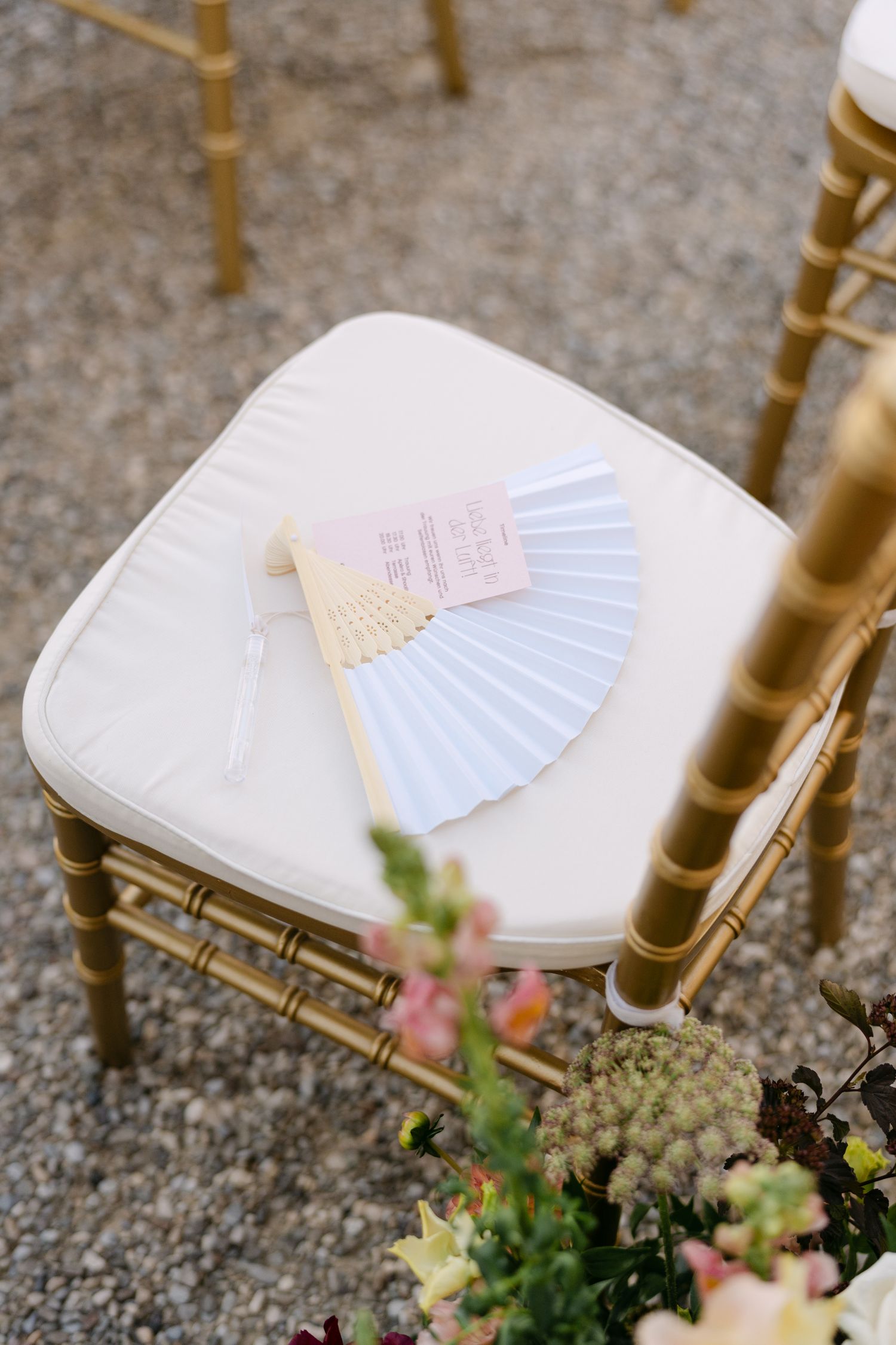 Fächer Hochzeit Präsent