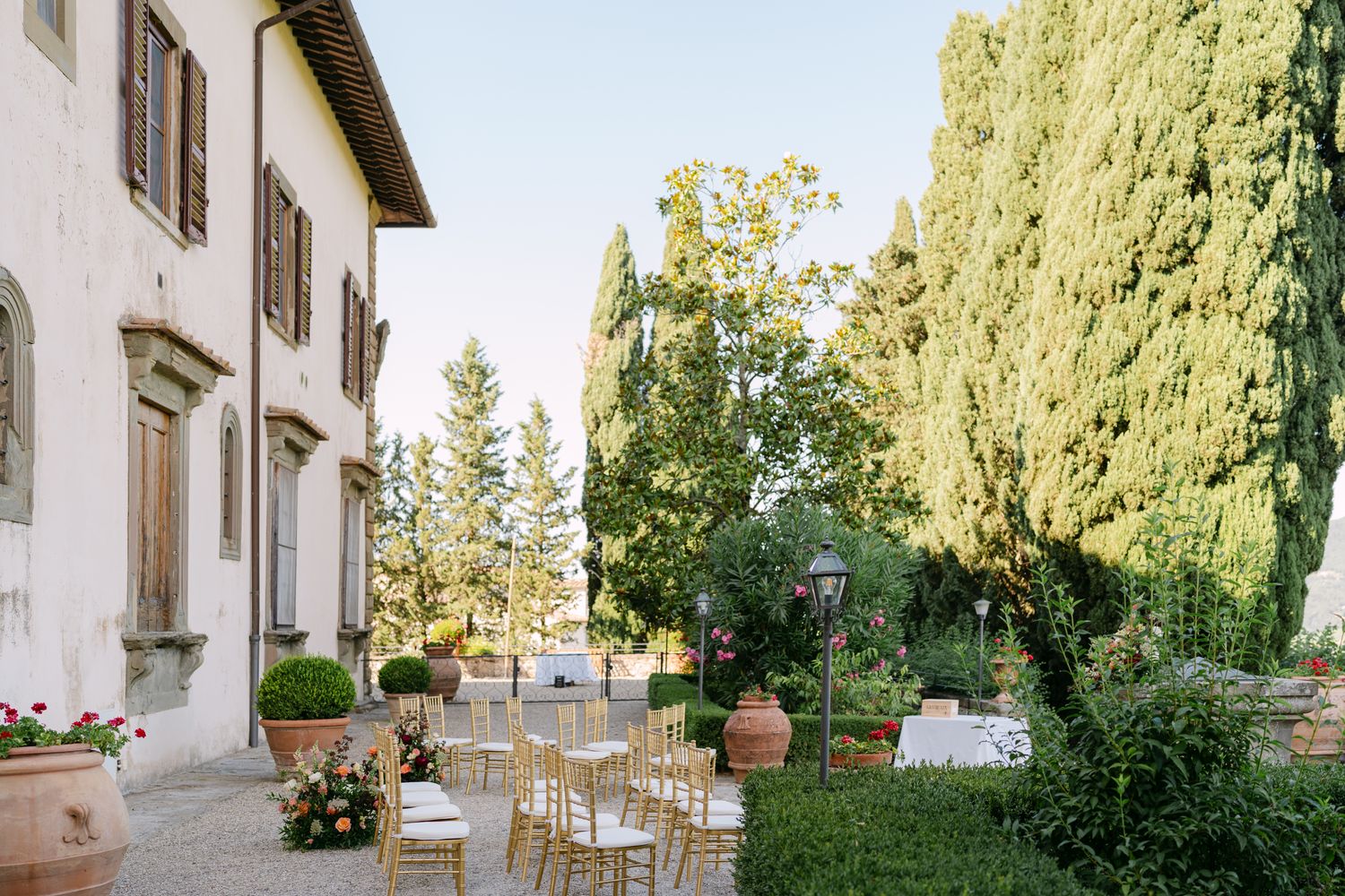 Trauung Villa Toskana
