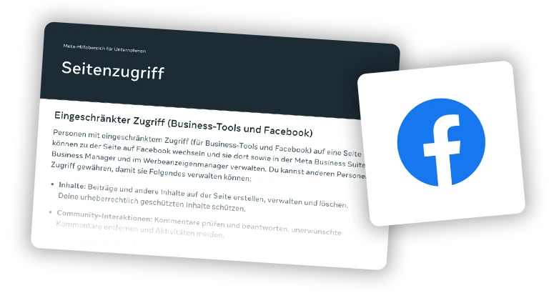 Facebook-Zugriff mit eingeschränkter Kontrolle