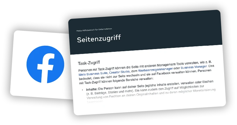 Facebook-Zugriff mit eingeschränkter Kontrolle