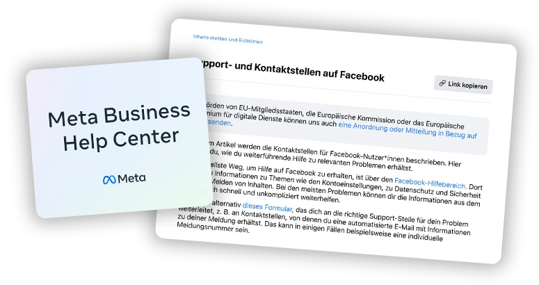 Kontaktformular von Facebook Kontaktformular von Facebook