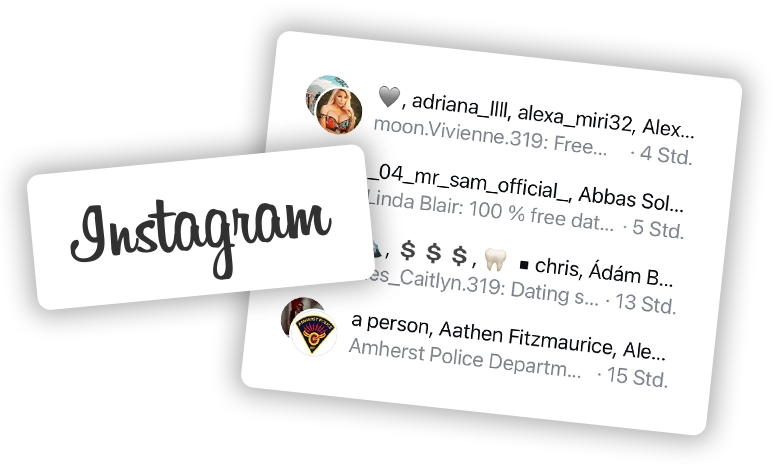 Fake Profile werden für betrügerische Absichten genutzt. Fake Profile werden für betrügerische Absichten genutzt.