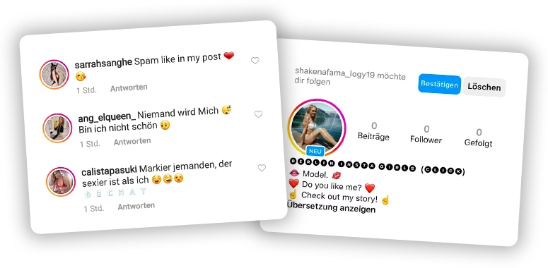 Fake Accounts werden aus psychologischen und sozialen Gründen erstellt. Fake Accounts werden aus psychologischen und sozialen Gründen erstellt.