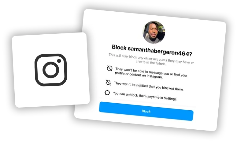 Fake Accounts kann man auf Instagram melden. Fake Accounts kann man auf Instagram melden.