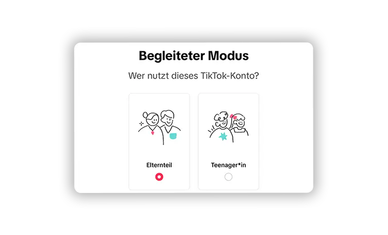 ab wie viel jahren ist tiktok alter Begleiteter Modus