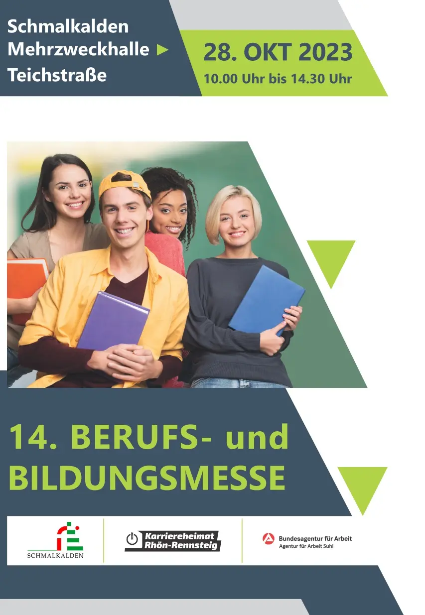 Die 14. Berufs- und Bildungsmesse in Schmalkalden.