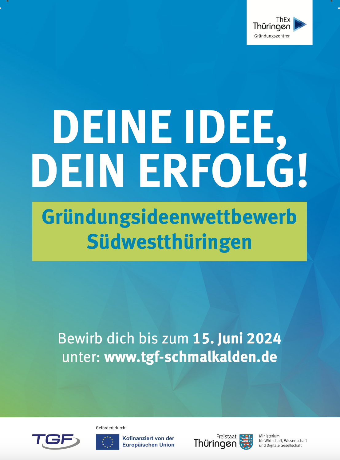 Gründungsideenwettbewerb Südwestthüringen