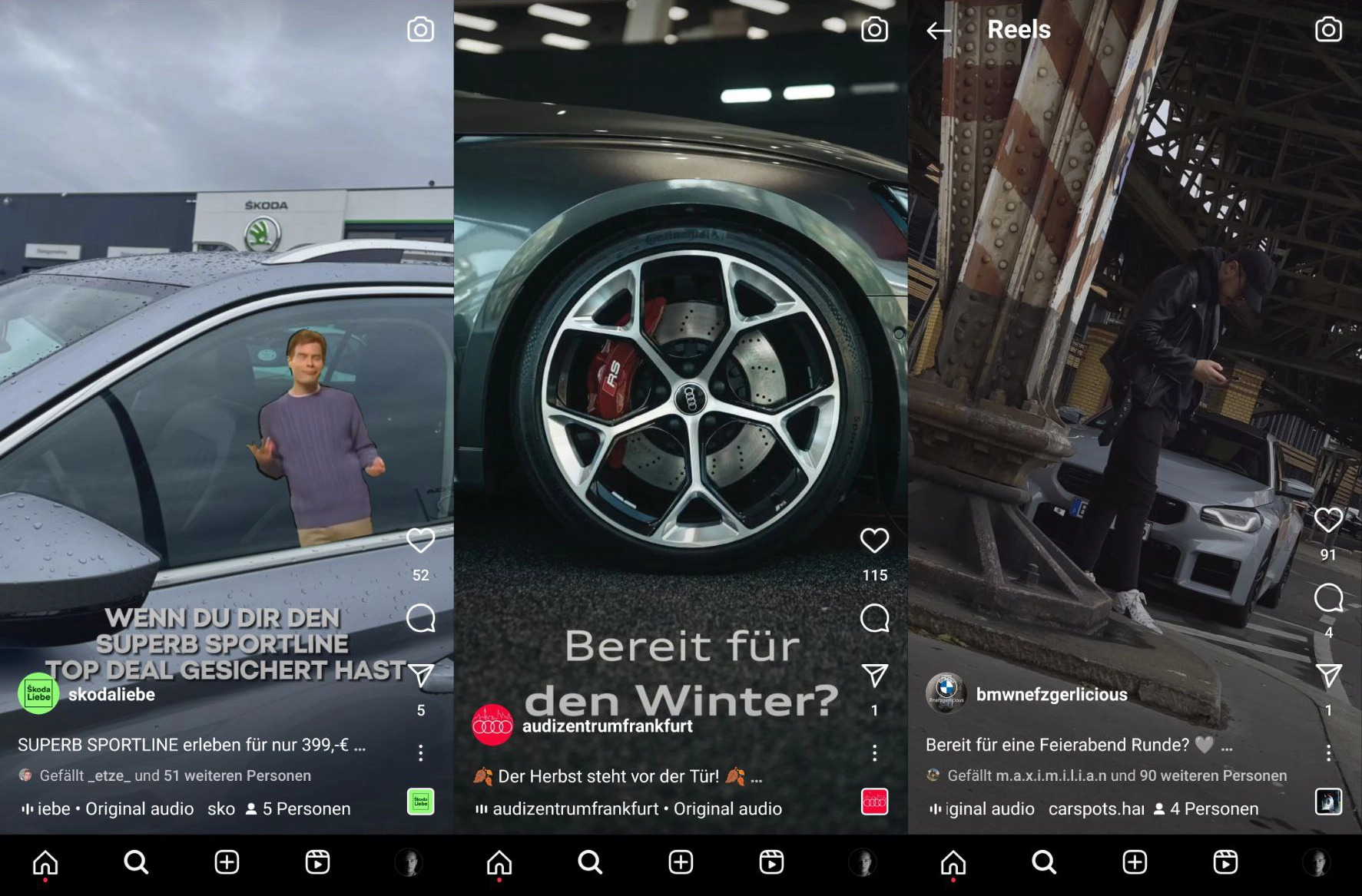 Instagram Reel Autohaus