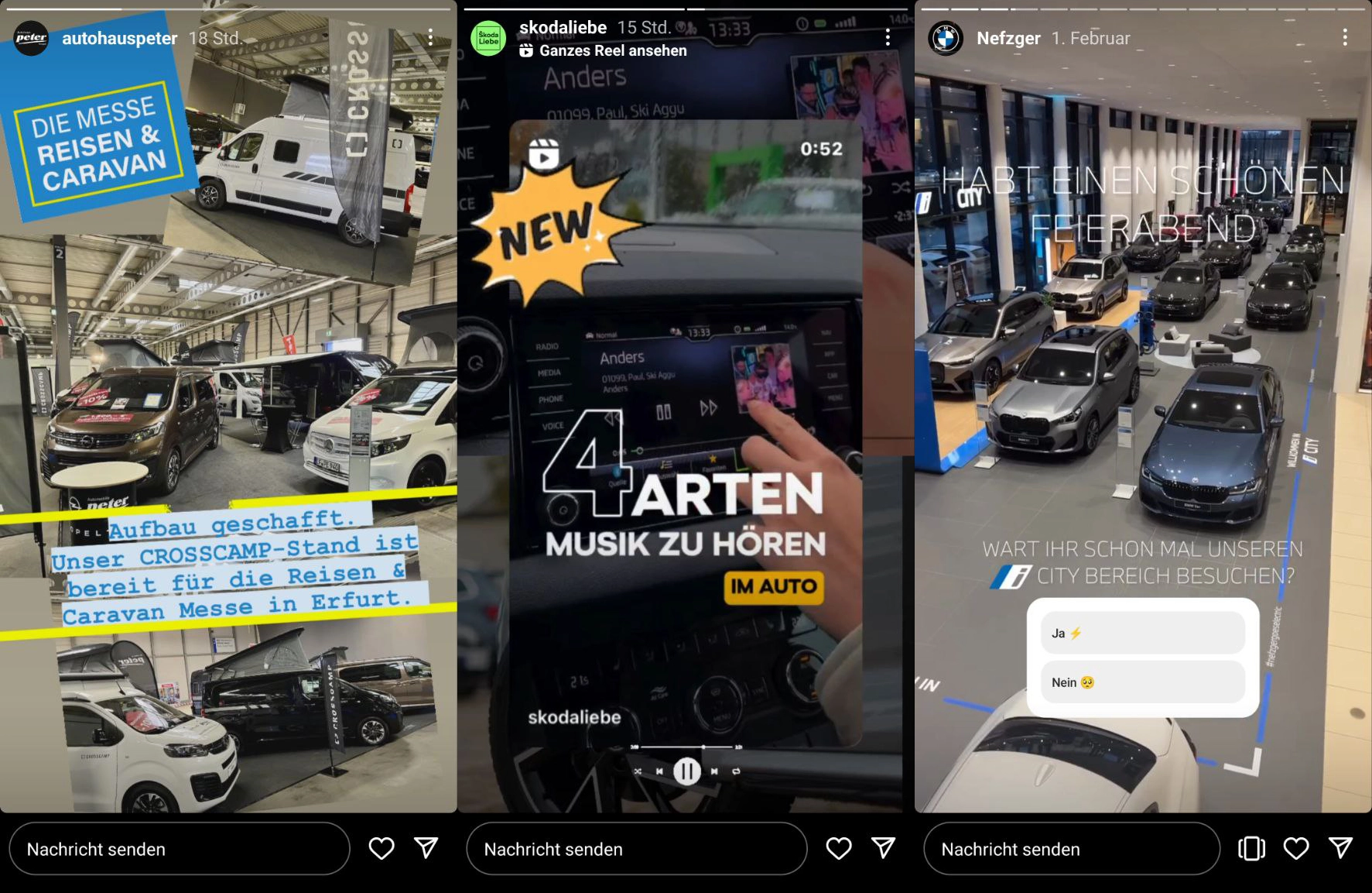 Instagram Story Autohaus