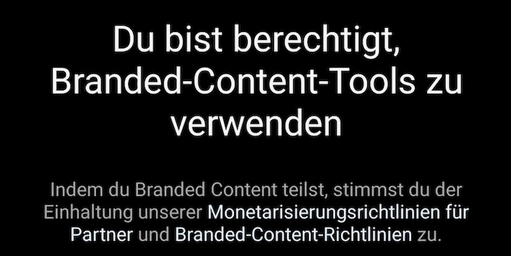 Berechtigung zur Verwendung von Marketing Tools