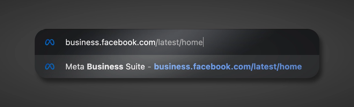 Link zur Meta Business Suite 