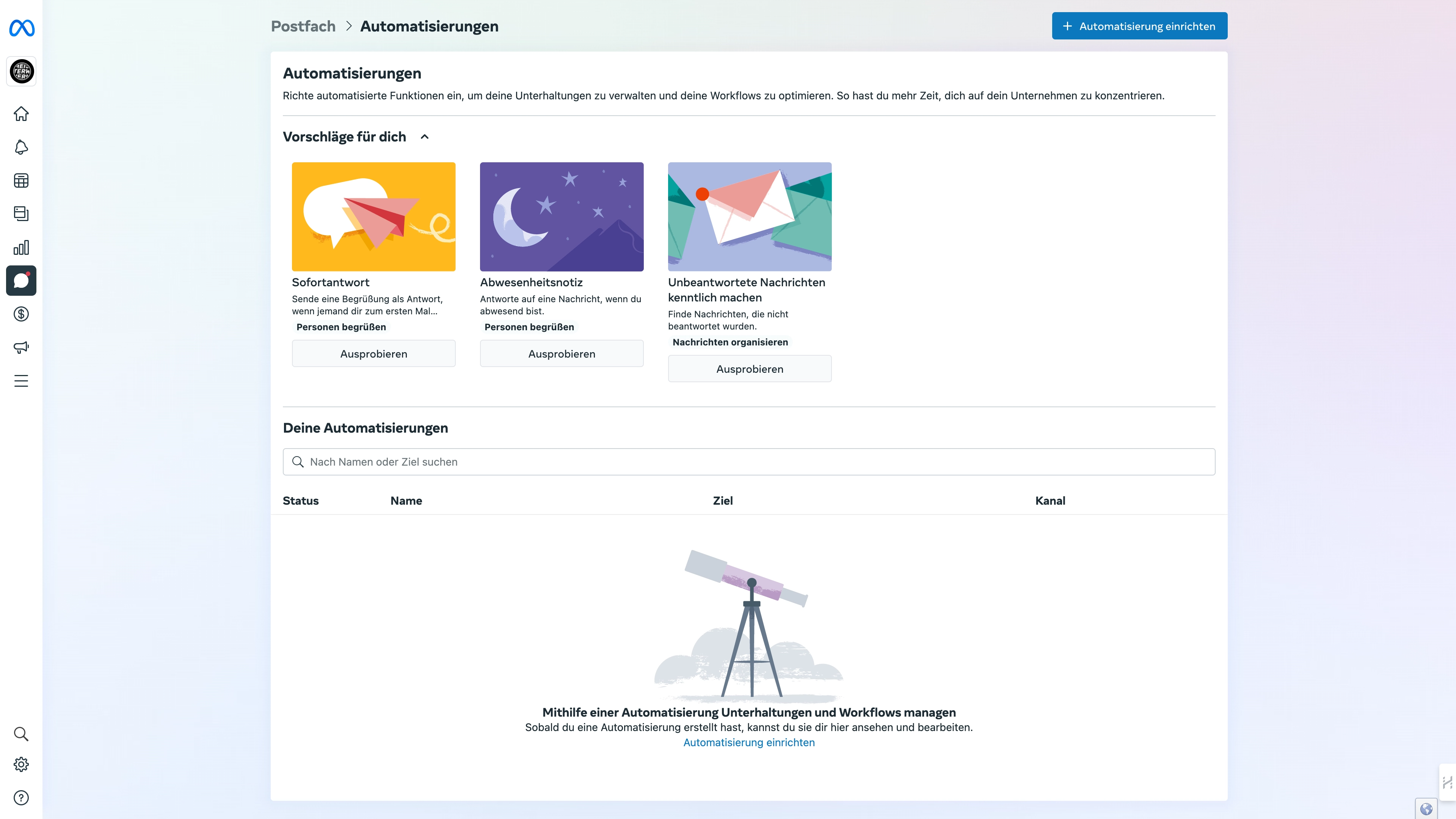 Postfach Automatisierungen