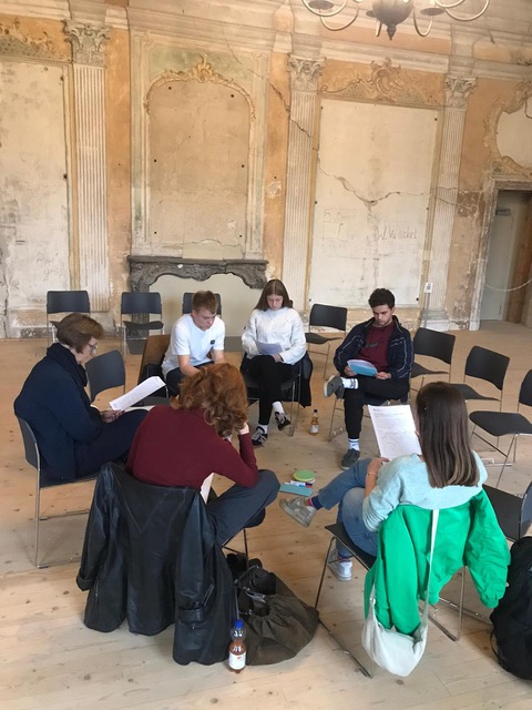 Workshop im Schloss Schwarzburg. Foto: Robin Kallenbach
