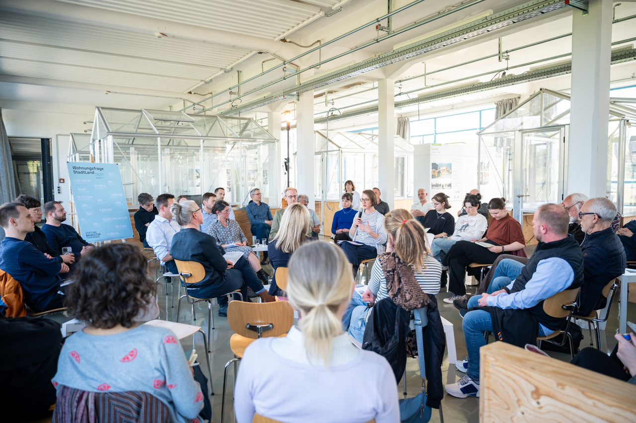 Die Fishbowl des Baukultur-Gesprächs lud zum Mitreden ein. Die Fishbowl des Baukultur-Gesprächs lud zum Mitreden ein.